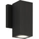 Arena 70 LED 6.3 inch Black Outdoor Wall Mount